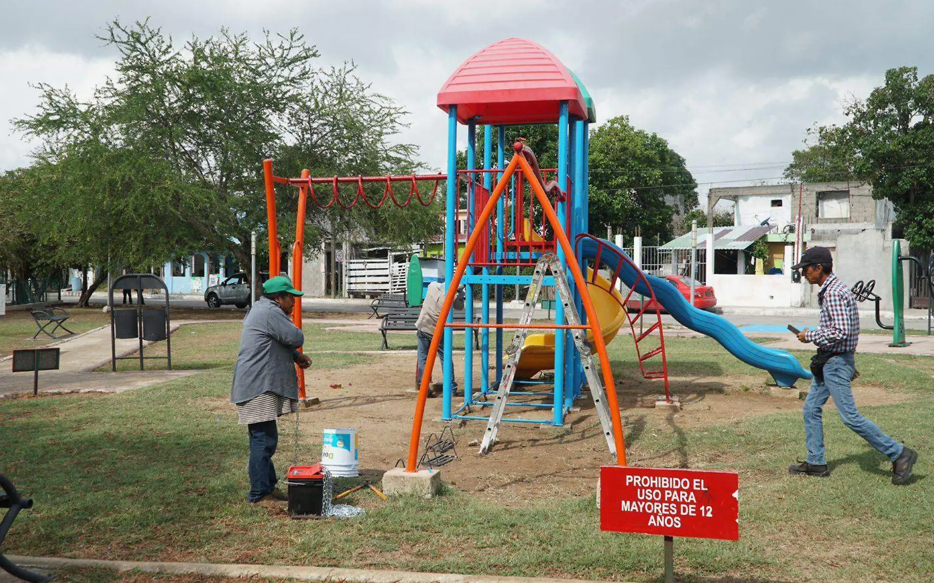 Supervisan la rehabilitación de áreas recreativas en Tampico Antonio Campos  (2)